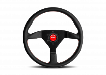 MOMO Montecarlo Colours Red 350mm Naht + Hupenknopf Red